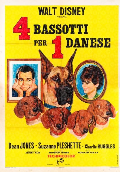 4 bassotti per 1 danese