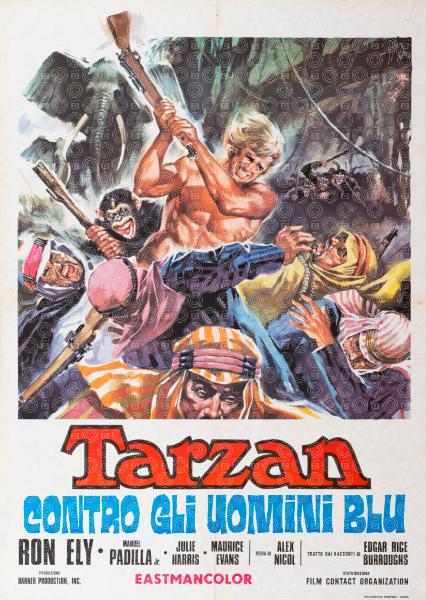 Tarzan contro gli uomini blu