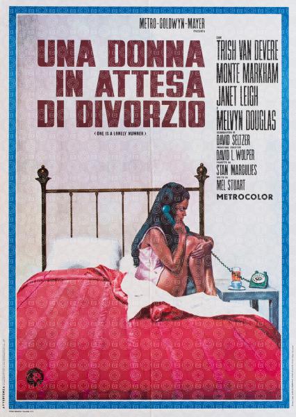 Una donna in attesa di divorzio