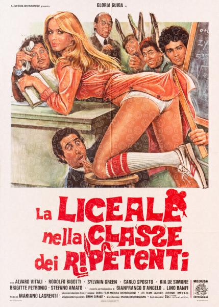 La liceale nella classe dei ripetenti