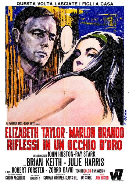 Riflessi in un occhio d'oro