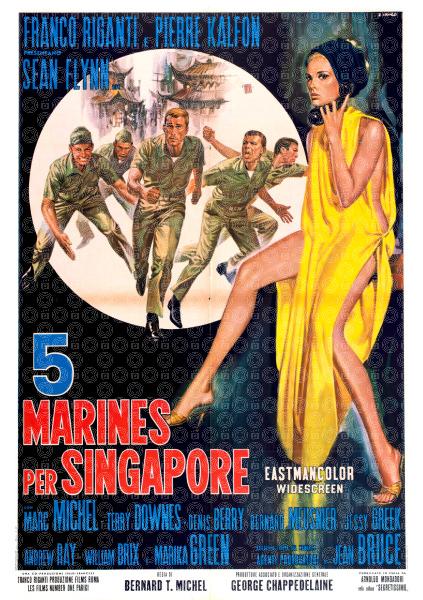 Cinque marines per Singapore