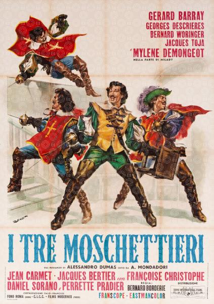 I tre moschettieri - i 3 moschettieri