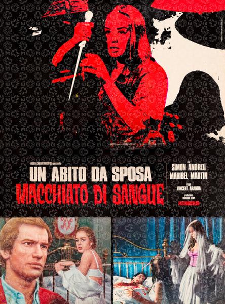Un abito da sposa macchiato di sangue