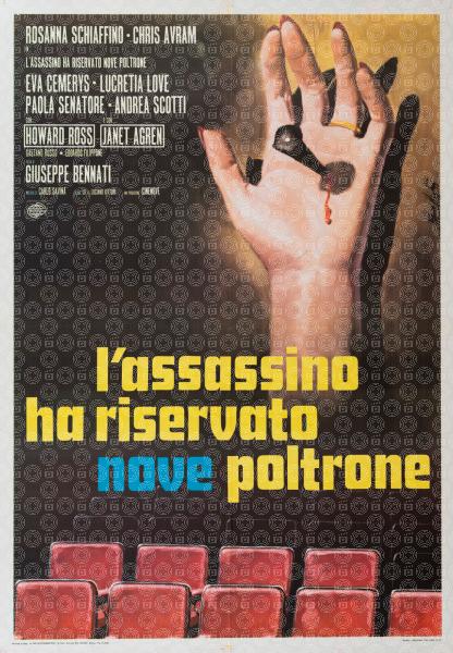 L'assassino ha riservato nove poltrone