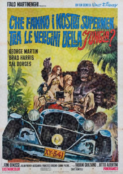 Che fanno i nostri supermen tra le vergini della giungla?