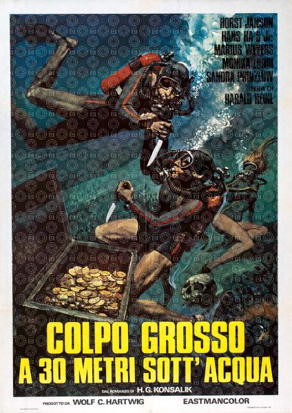 Colpo grosso a 30 metri sott'acqua