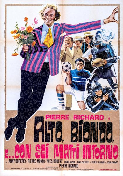 Alto, biondo e... con 6 matti intorno