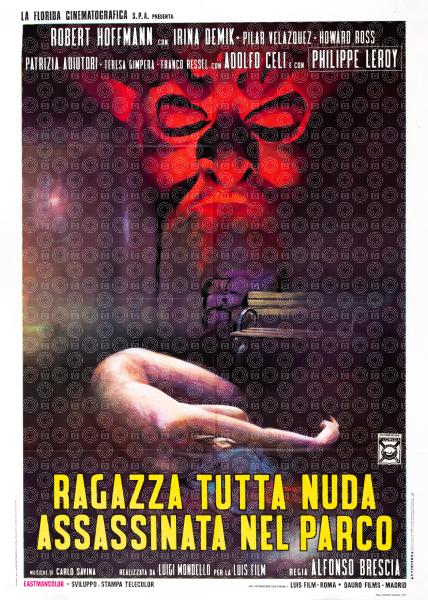 Ragazza tutta nuda assassinata nel parco