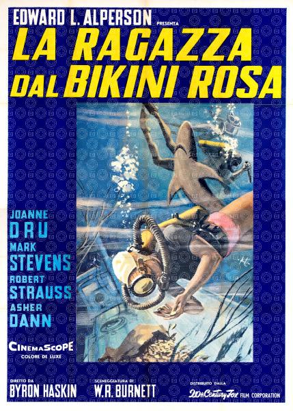 La ragazza dal bikini rosa