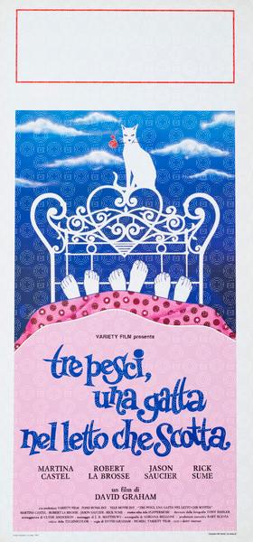 Tre pesci, una gatta nel letto che scotta