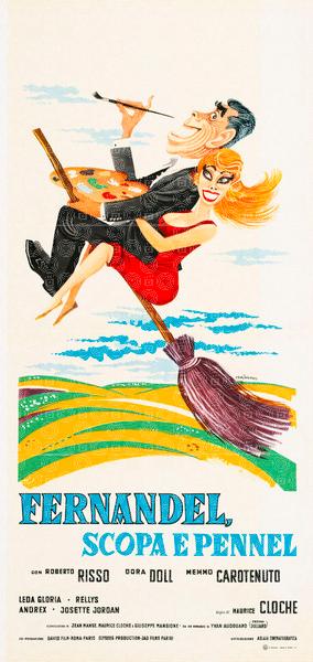 Fernandel scopa e pennel