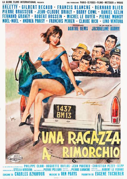 Una ragazza a rimorchio