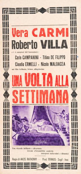 Una volta alla settimana