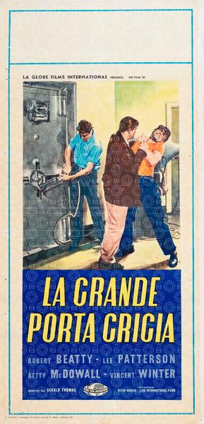 La grande porta grigia