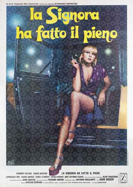 La signora ha fatto il pieno