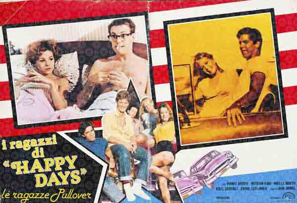 I ragazzi di 'Happy Days' e le ragazze pullover