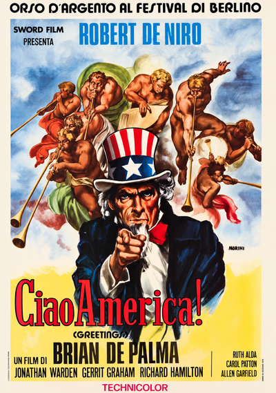 Ciao America! - Poster vintage italiano