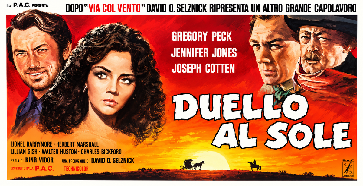 Duello al Sole_ Manifesto Western d’Epoca
