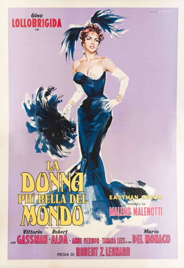 La donna più bella poster