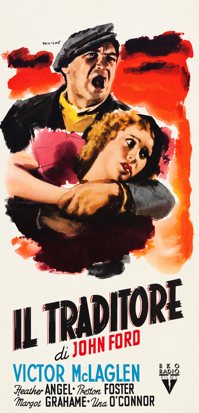 Locandina vintage de Il traditore