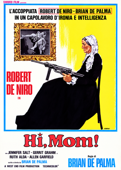 Poster vintage di Hi, Mom!