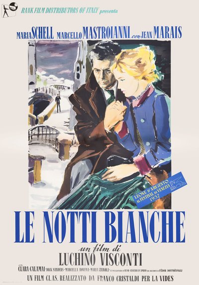 Manifesto Le Notti Bianche - Pittore ercole brini