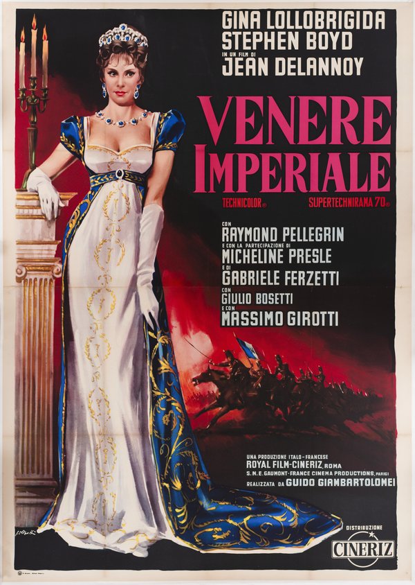 Manifesto del film Venere imperiale (Jean Delannoy, 1963)