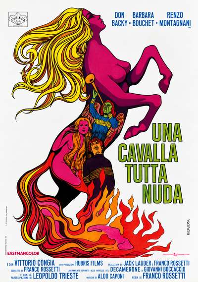 Manifesto Una cavalla tutta nuda