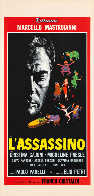 Manifesto vintage de L’assassino
