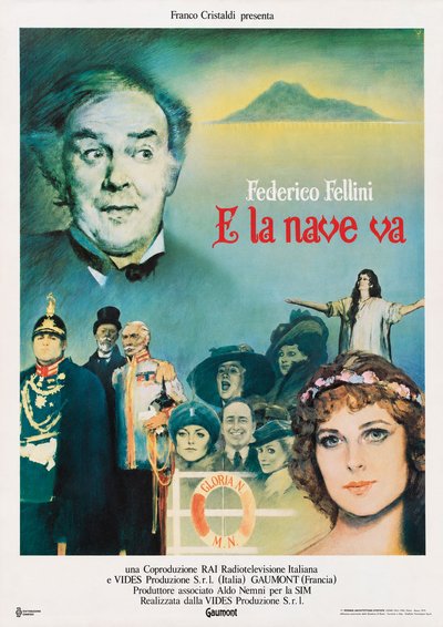 Manifesto vintage di E la nave va