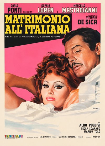 Matrimonio all’italiana_ poster d’epoca