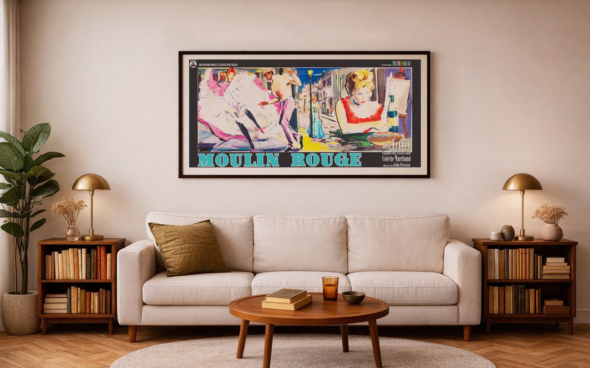 Moulin Rouge Interior design poster