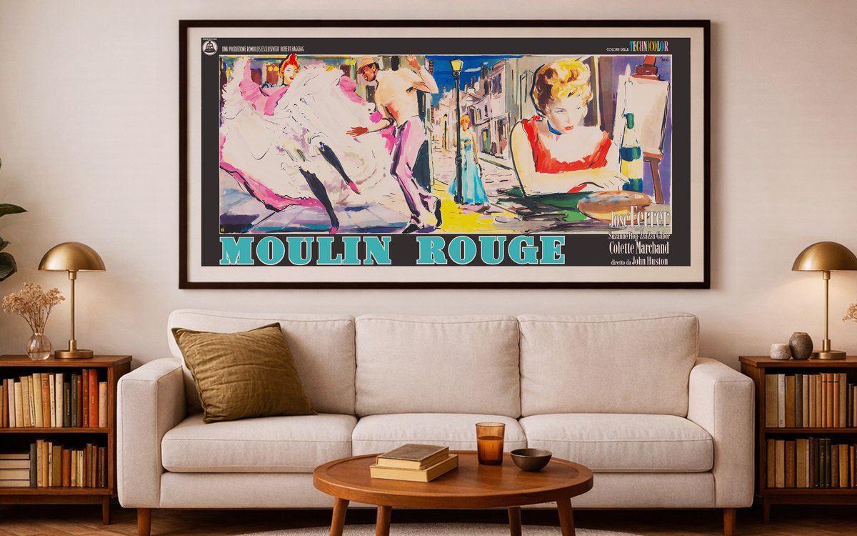 Moulin Rouge Interio design poster