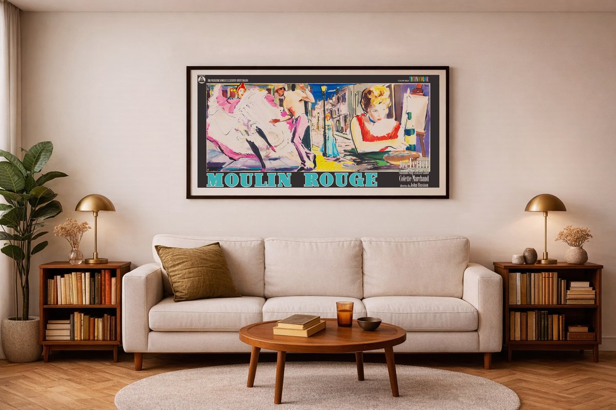 Moulin Rouge Interior design poster