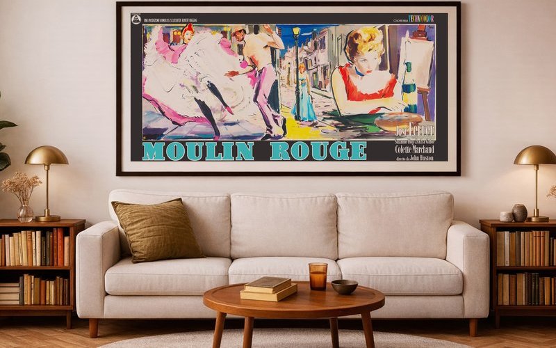 Moulin Rouge Interior design poster