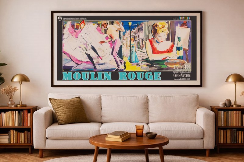 Moulin Rouge Interior design poster