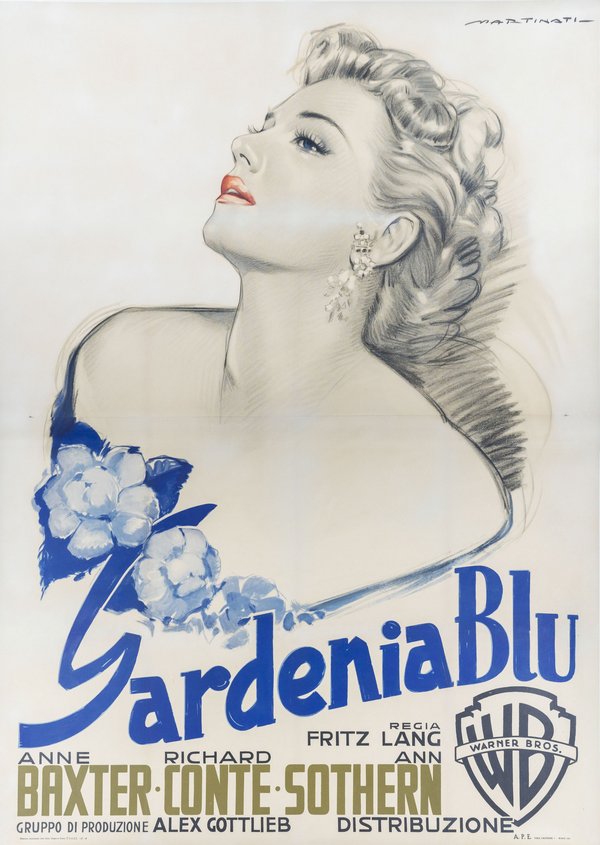 Poster Gardenia blu