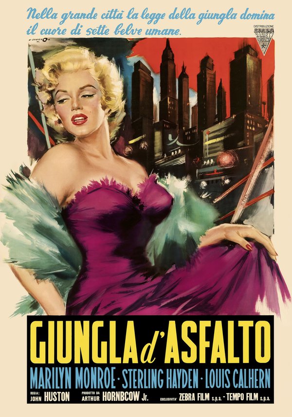 Poster Giungla d'asfalto Marilyn Monroe (1950)