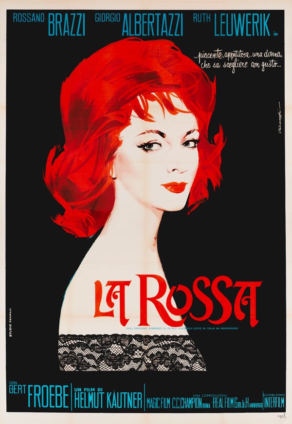 Poster La rossa