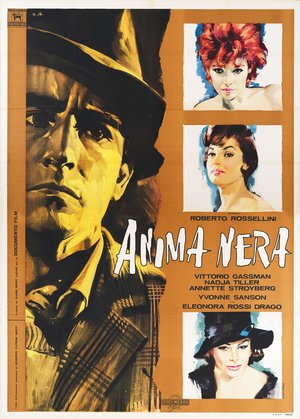Poster del film Anima nera (Roberto Rossellini, 1962)