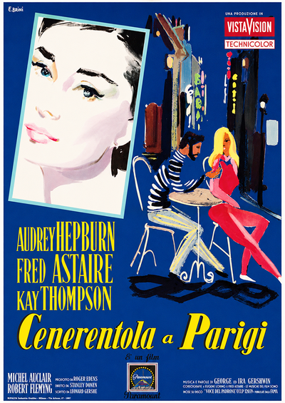Poster del film Cenerentola a Parigi pittore Brini