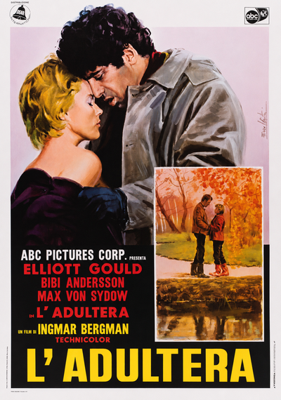 Poster del film l'adultera pittore enzo nistri