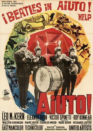 Poster di Aiuto!, versione italiana di Help! dei Beatles