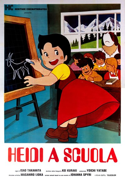 Poster di Heidi a scuola