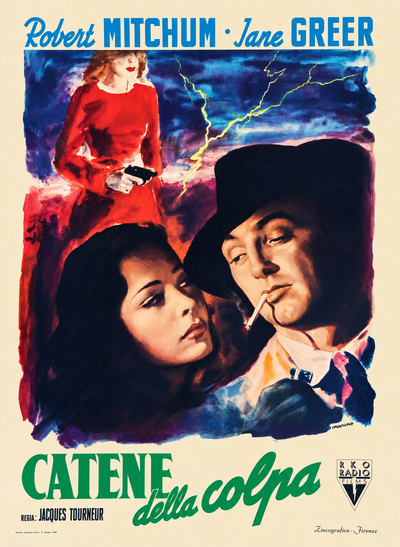 Poster noir vintage_ Catene della colpa