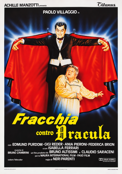 Poster restaurato di Fracchia contro Dracula