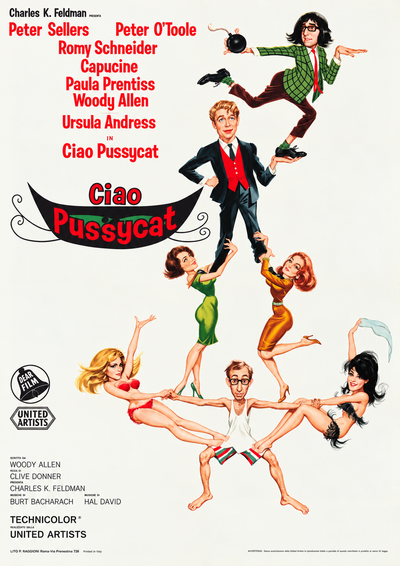 Poster vintage di Ciao Pussycat