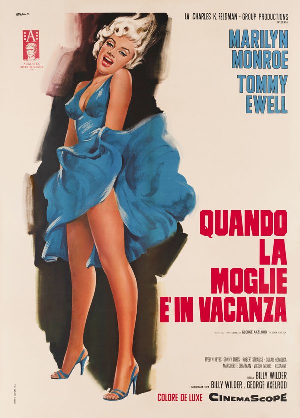 Quando la moglie è in vacanza Marilyn Monroe poster