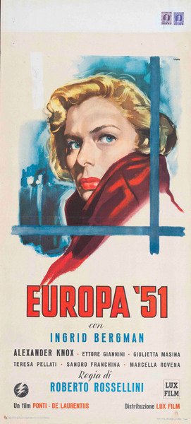 Locandina di Europa '51 di Roberto Rossellini